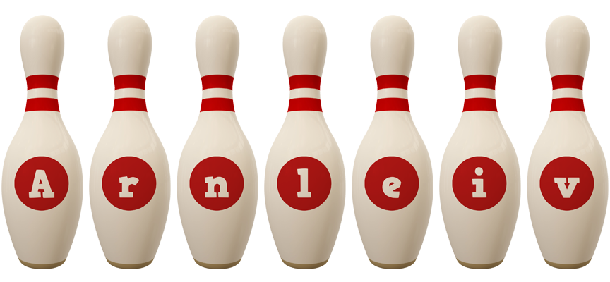 Arnleiv bowling-pin logo