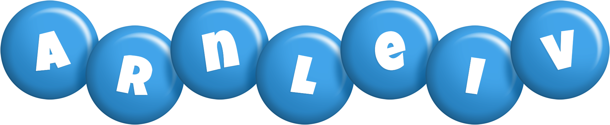 Arnleiv candy-blue logo
