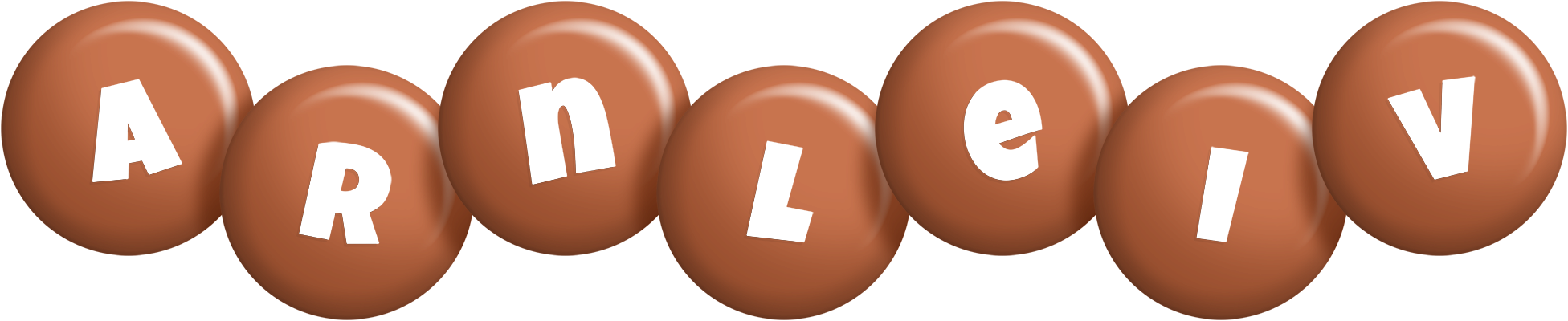 Arnleiv candy-brown logo