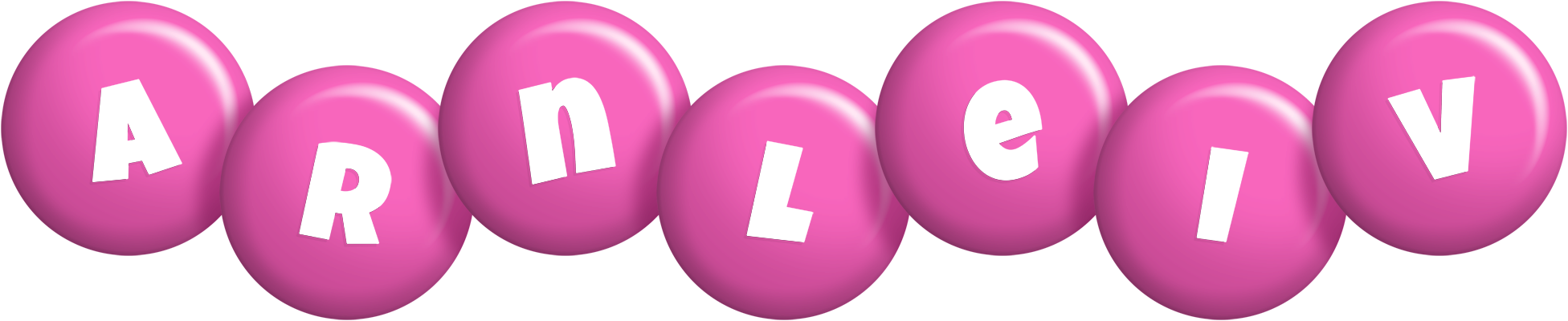 Arnleiv candy-pink logo
