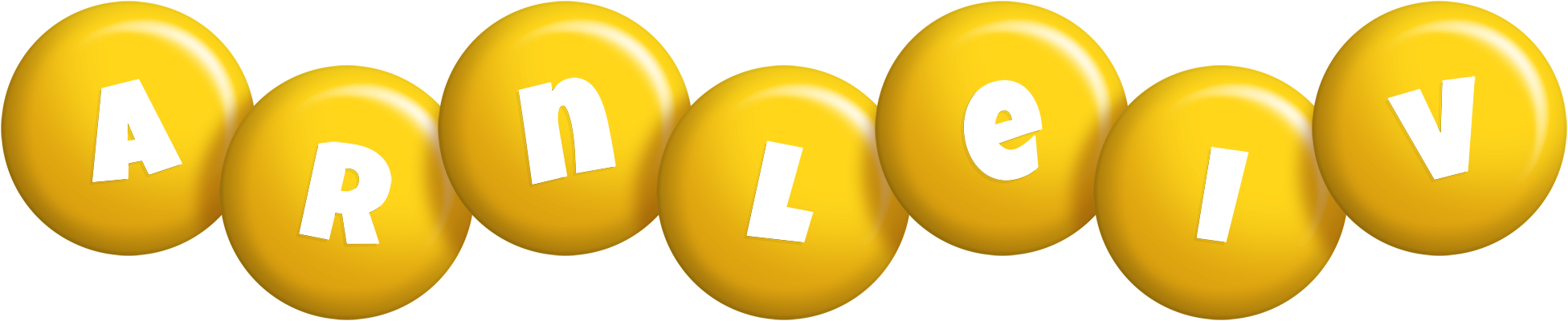 Arnleiv candy-yellow logo