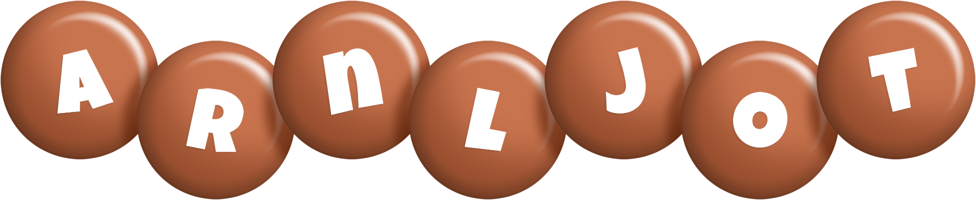 Arnljot candy-brown logo