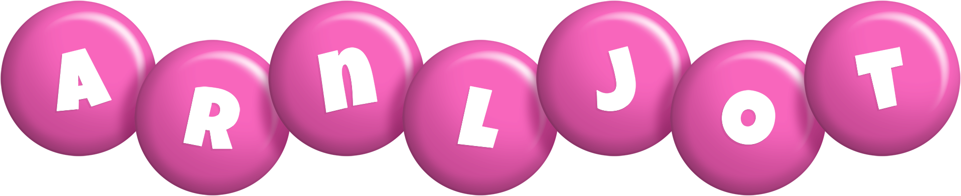 Arnljot candy-pink logo