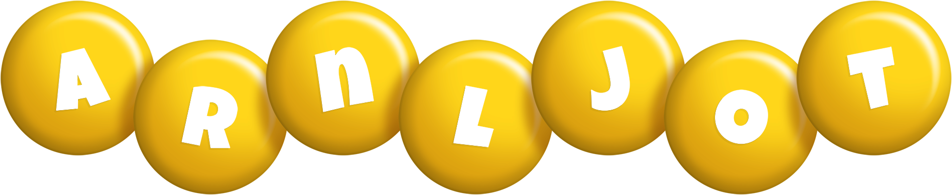 Arnljot candy-yellow logo