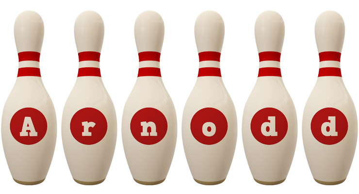 Arnodd bowling-pin logo