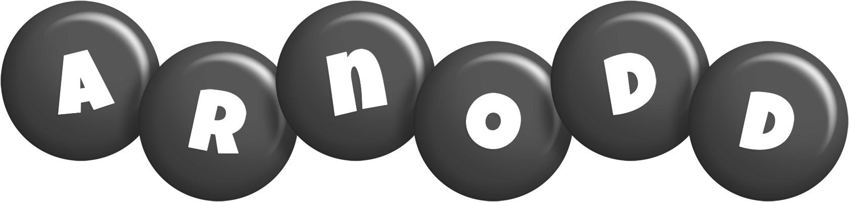 Arnodd candy-black logo