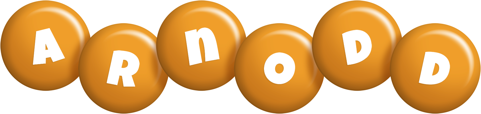 Arnodd candy-orange logo