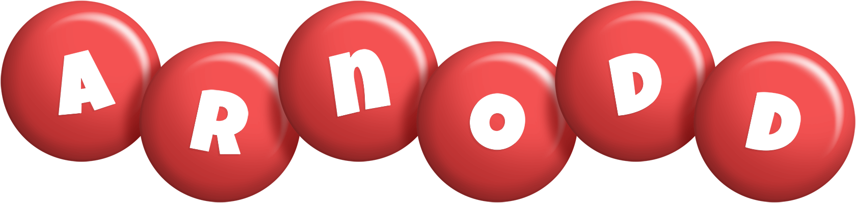 Arnodd candy-red logo