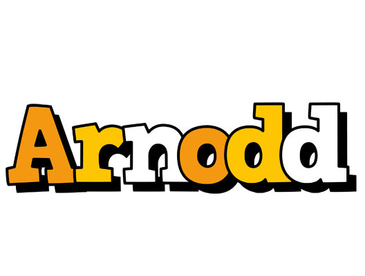 Arnodd cartoon logo