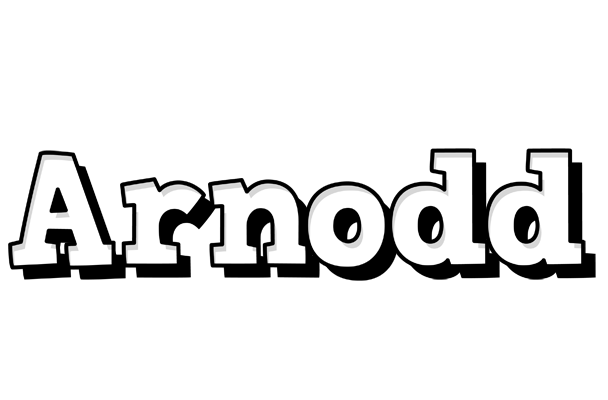 Arnodd snowing logo