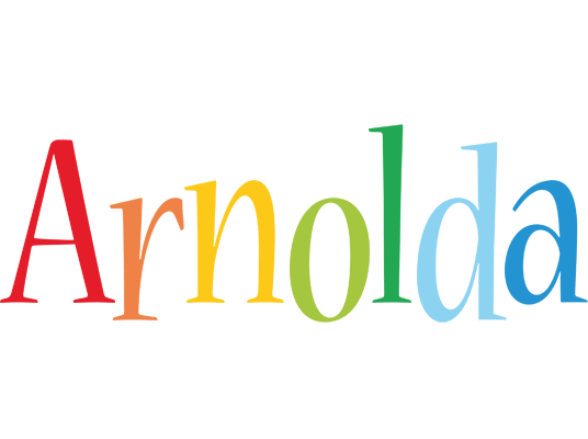 Arnolda birthday logo