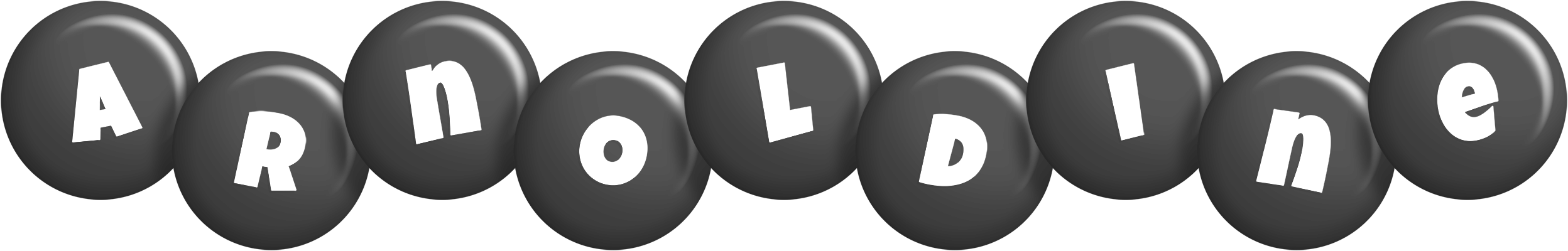 Arnoldine candy-black logo