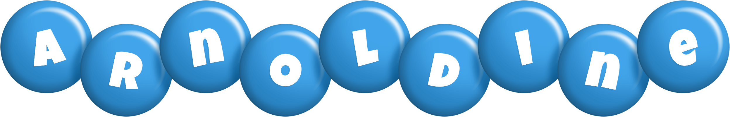 Arnoldine candy-blue logo