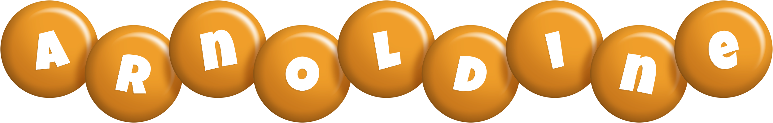 Arnoldine candy-orange logo