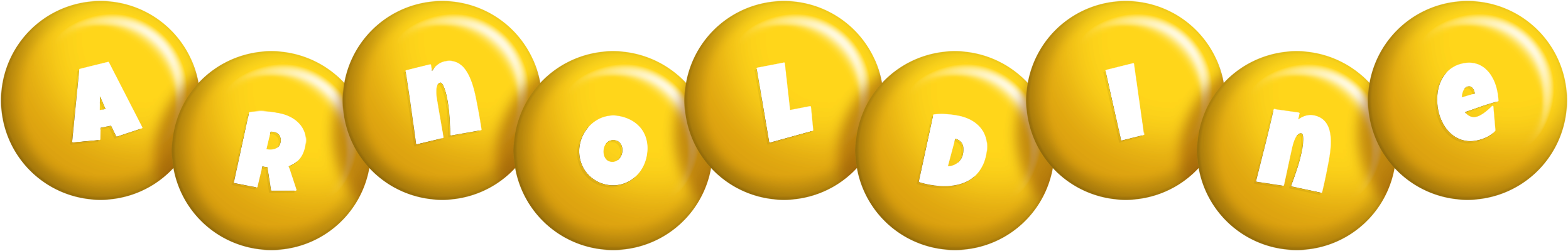 Arnoldine candy-yellow logo
