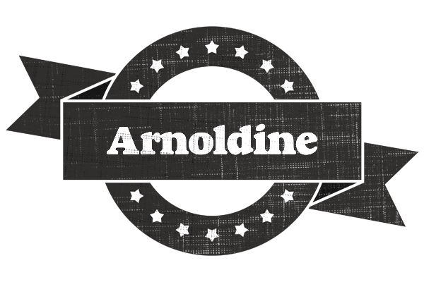 Arnoldine grunge logo