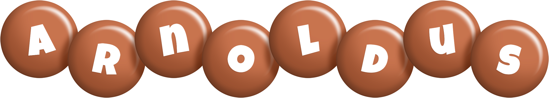 Arnoldus candy-brown logo
