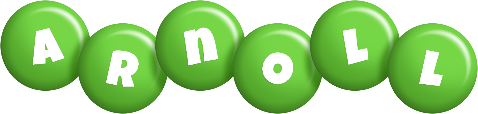 Arnoll candy-green logo