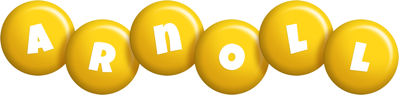 Arnoll candy-yellow logo
