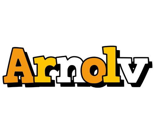 Arnolv cartoon logo