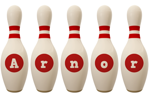 Arnor bowling-pin logo