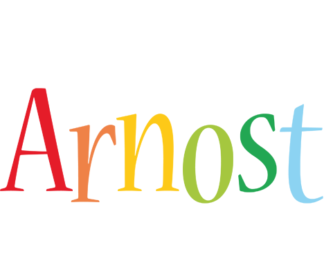 Arnost birthday logo