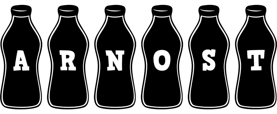 Arnost bottle logo