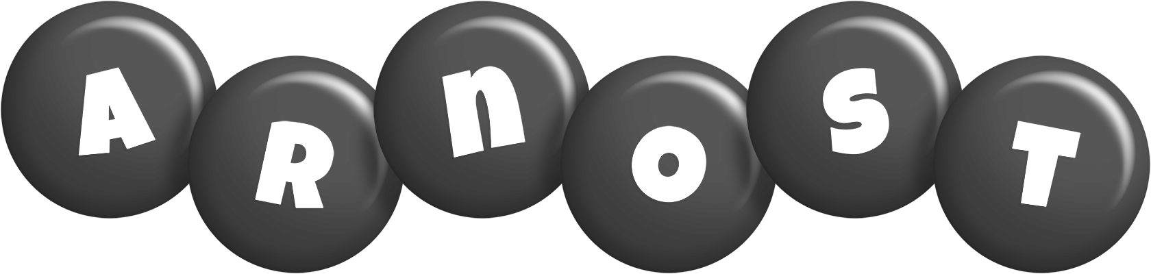 Arnost candy-black logo