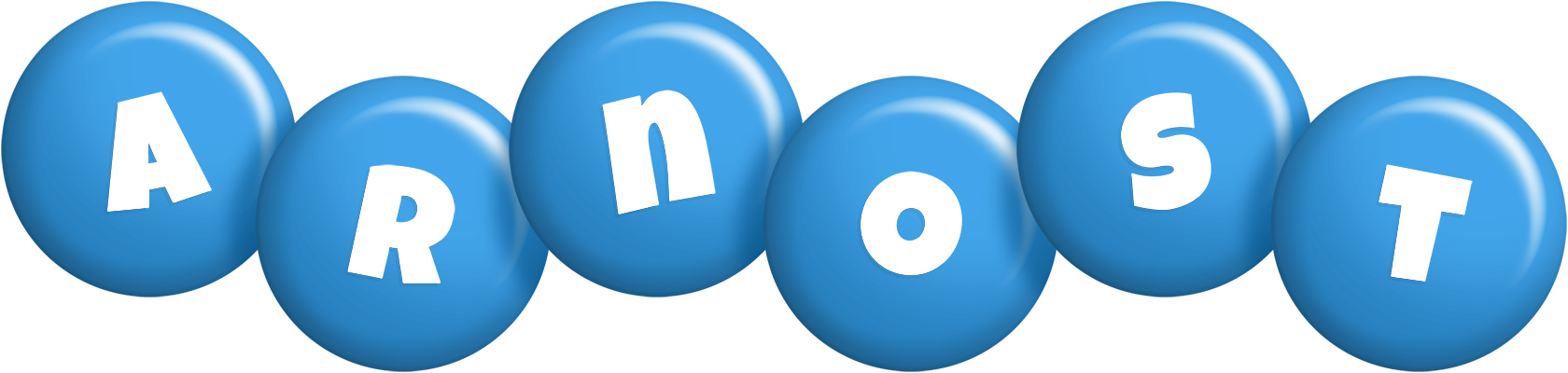 Arnost candy-blue logo