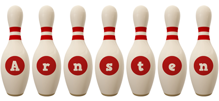 Arnsten bowling-pin logo