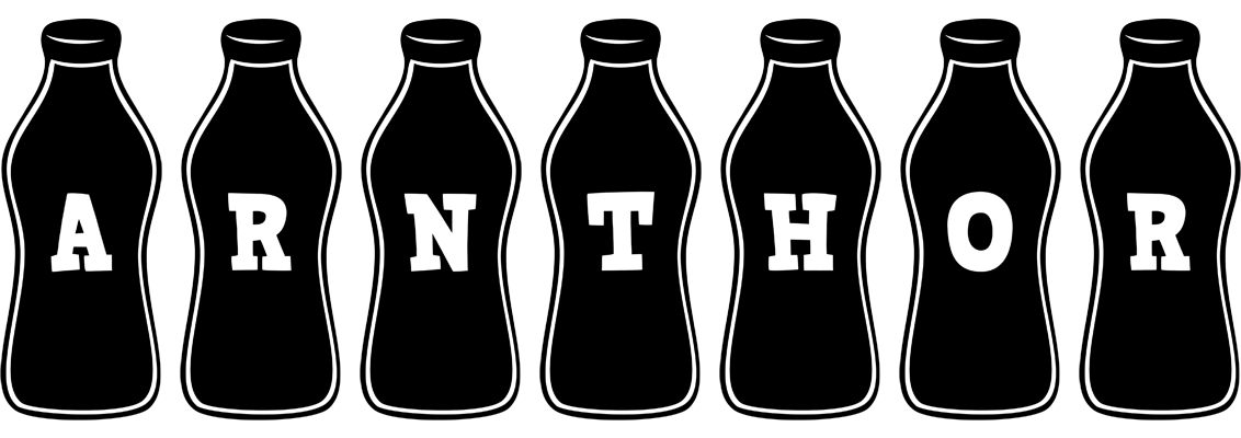 Arnthor bottle logo