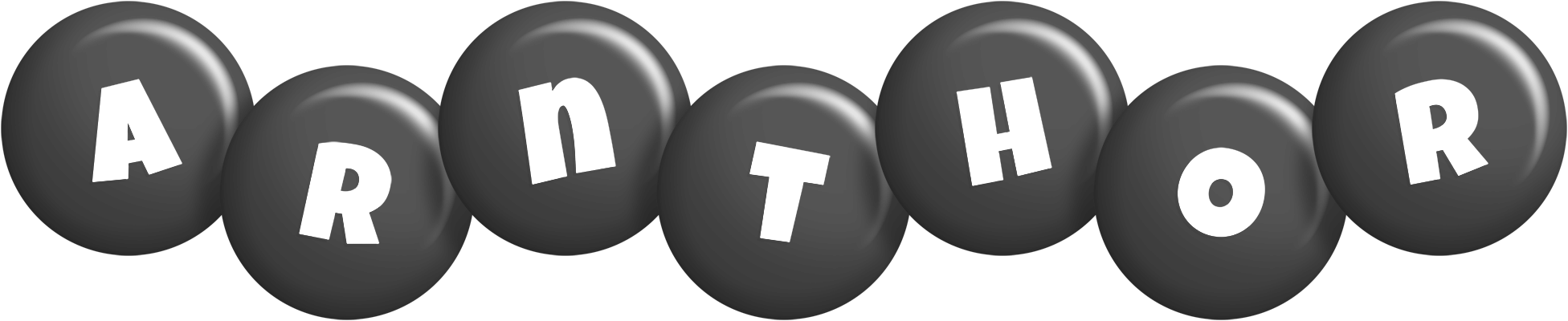 Arnthor candy-black logo