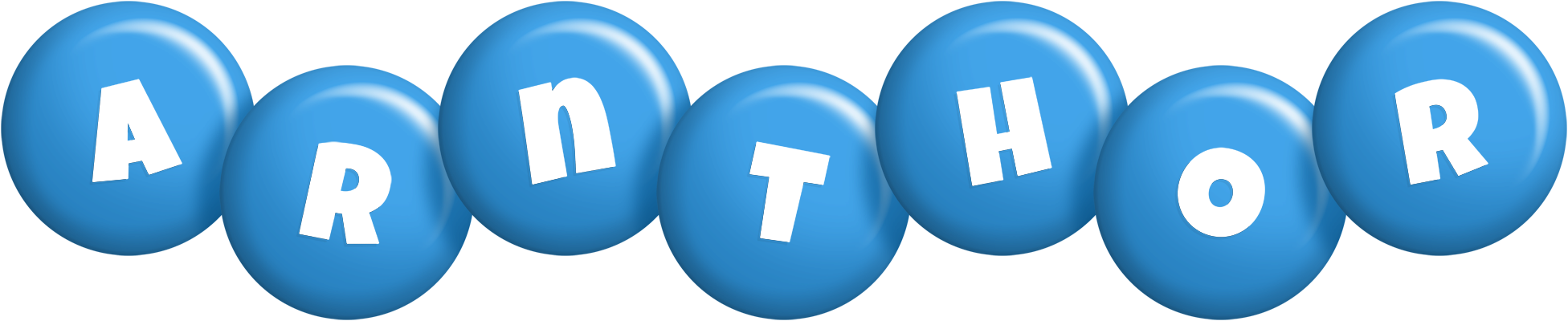 Arnthor candy-blue logo