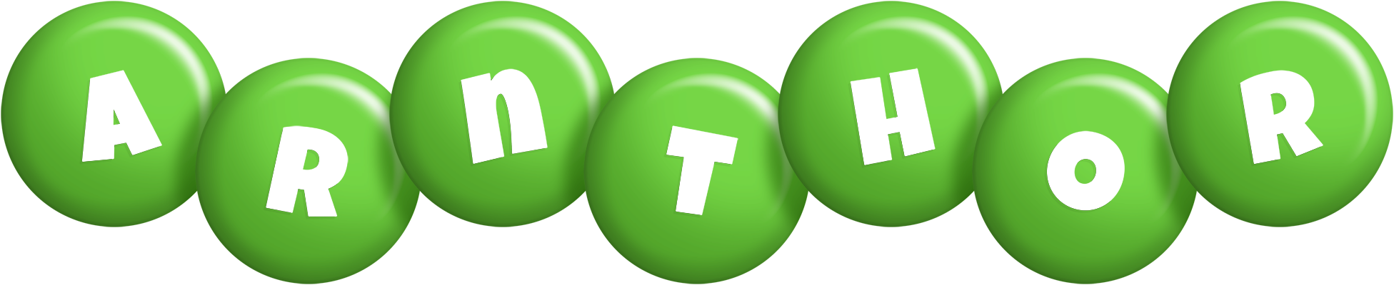 Arnthor candy-green logo
