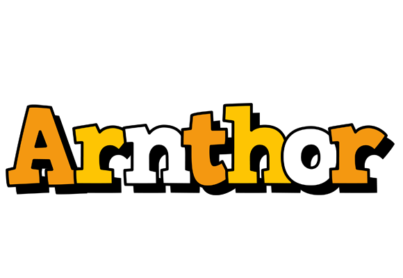 Arnthor cartoon logo