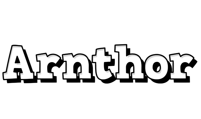 Arnthor snowing logo