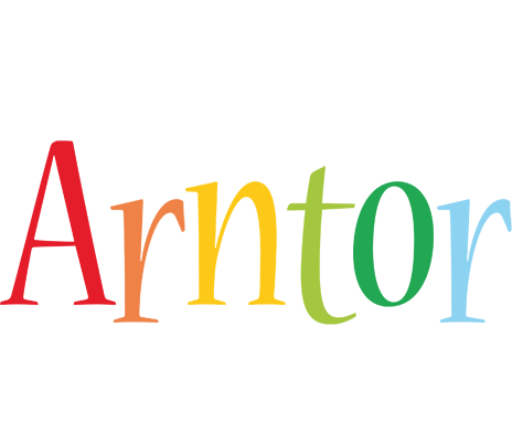 Arntor birthday logo