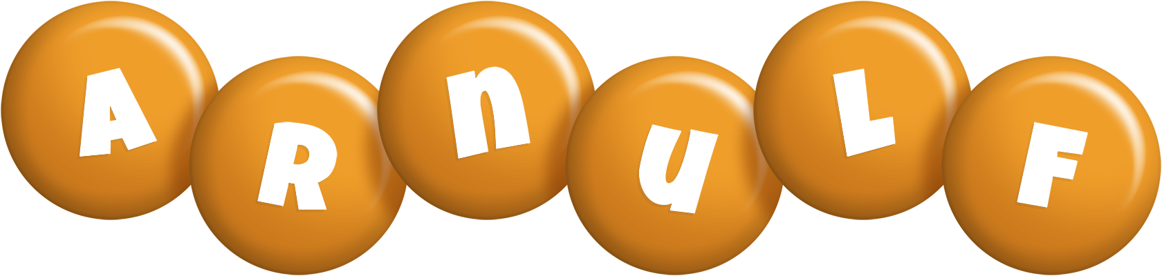 Arnulf candy-orange logo