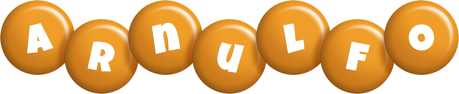 Arnulfo candy-orange logo