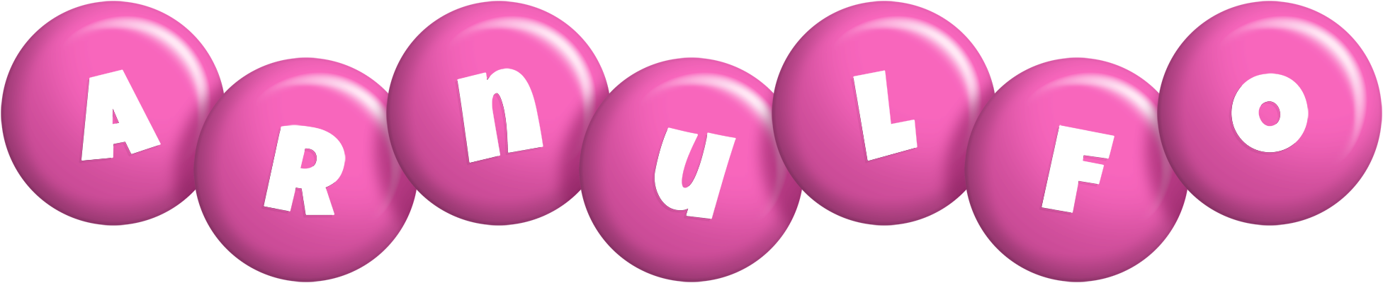 Arnulfo candy-pink logo
