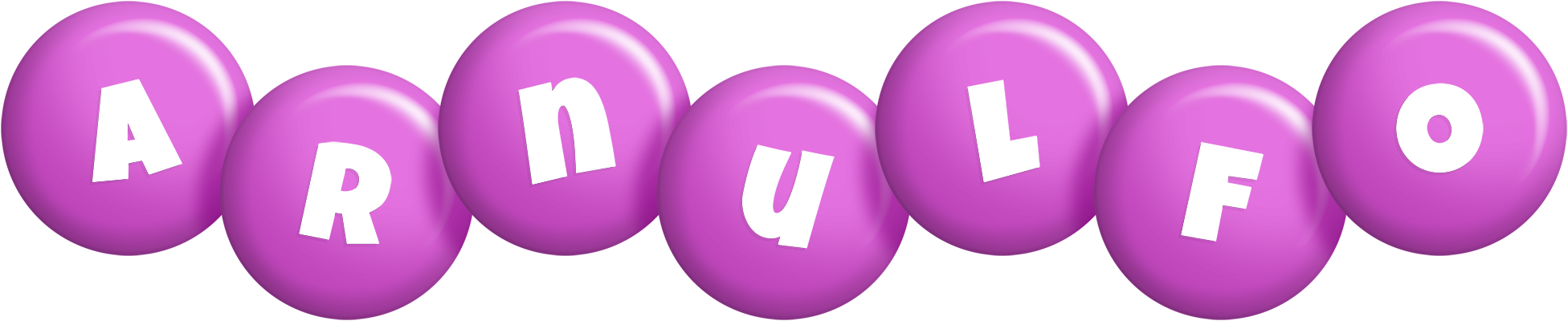 Arnulfo candy-purple logo