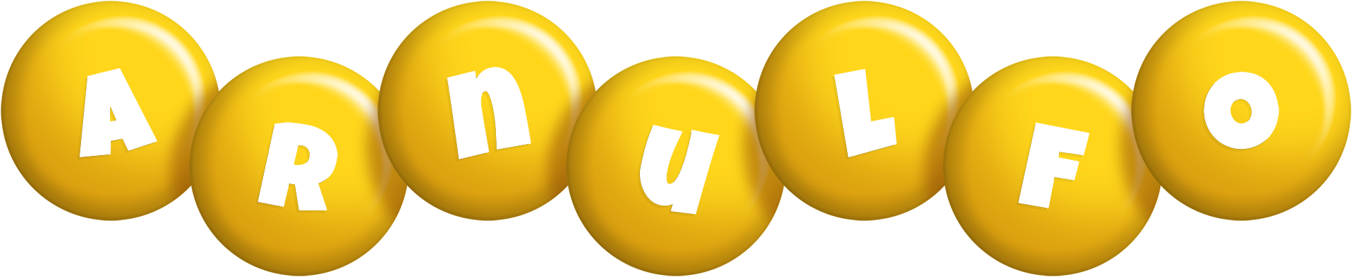 Arnulfo candy-yellow logo