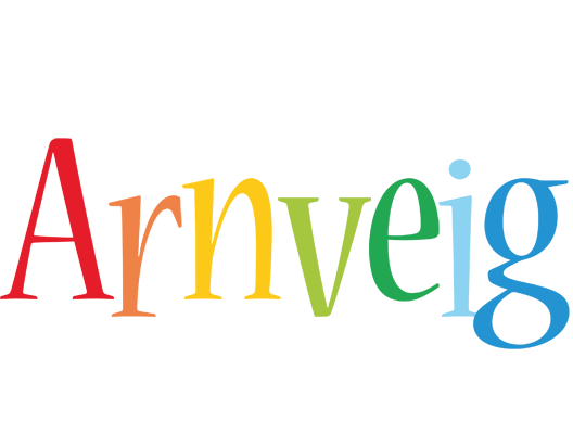 Arnveig birthday logo