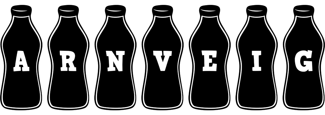 Arnveig bottle logo