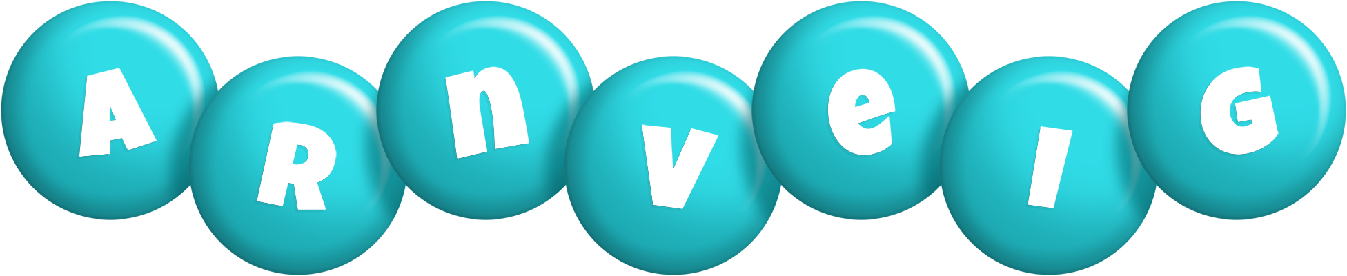 Arnveig candy-azur logo