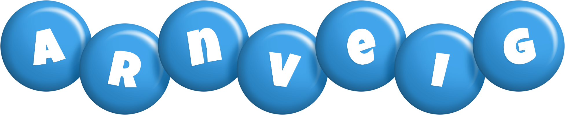 Arnveig candy-blue logo