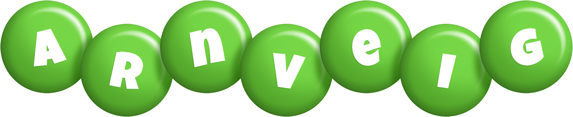 Arnveig candy-green logo