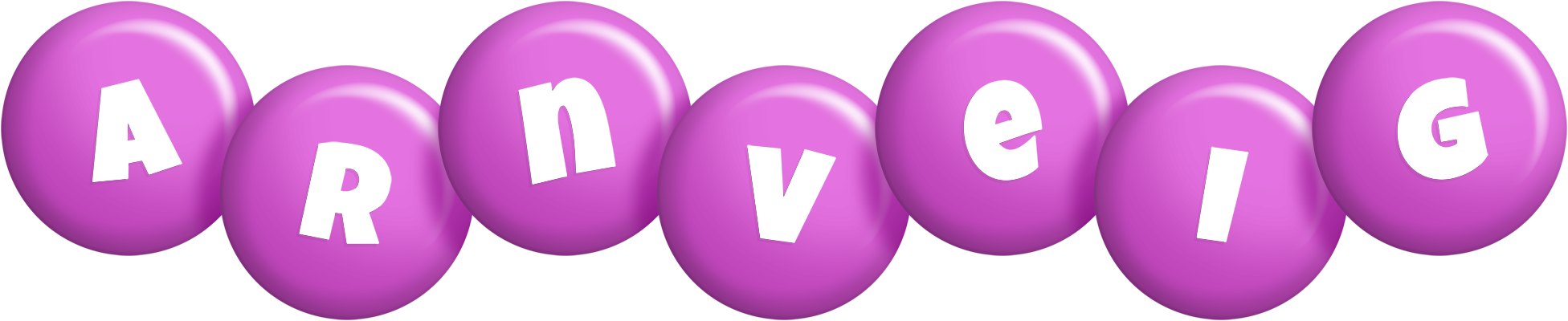 Arnveig candy-purple logo