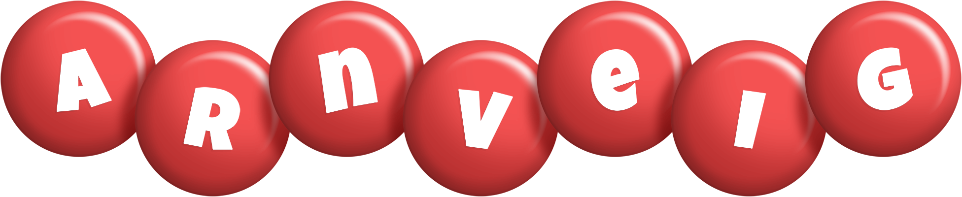 Arnveig candy-red logo