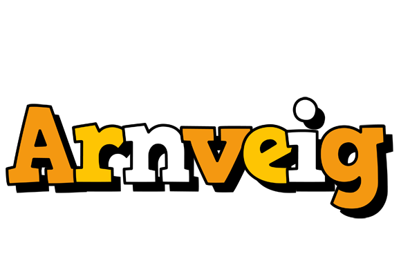 Arnveig cartoon logo